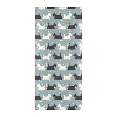 Scottish Terriers Print Design LKS301 Beach Towel 32" x 71"