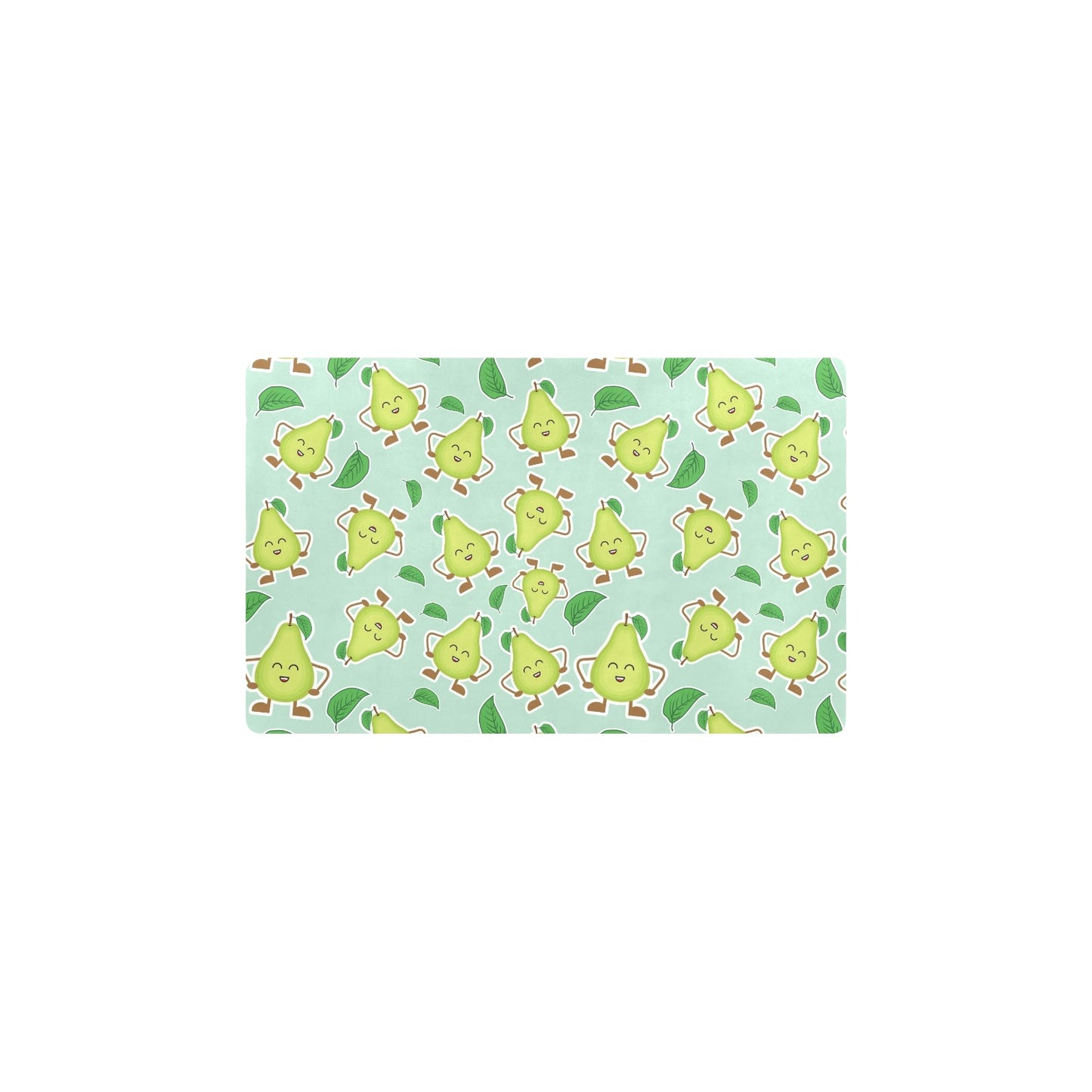 Avocado Pattern Print Design AC011 Kitchen Mat