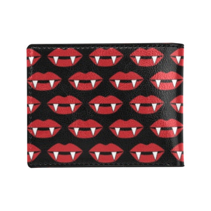 Vampire Lips Print Design LKS302 Men's ID Card Wallet