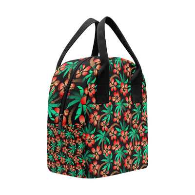 Hawaiian Themed Pattern Print Design H022 Insulated Lunch Bag