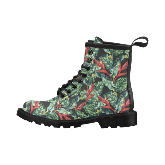 Bird Of Paradise Pattern Print Design BOP06 Women's Boots