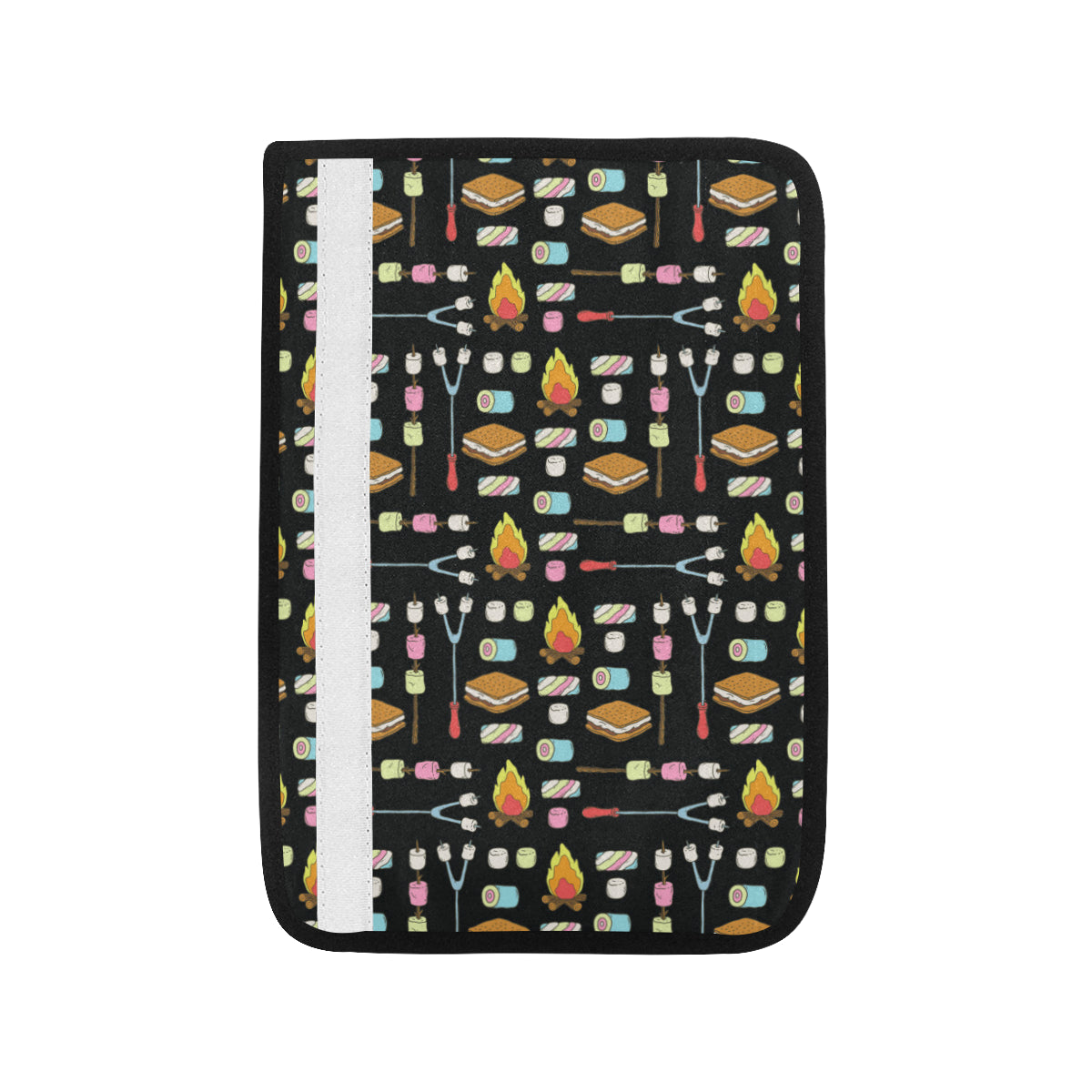 Camping Campfire Marshmallows Car Seat Belt Cover