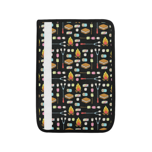 Camping Campfire Marshmallows Car Seat Belt Cover