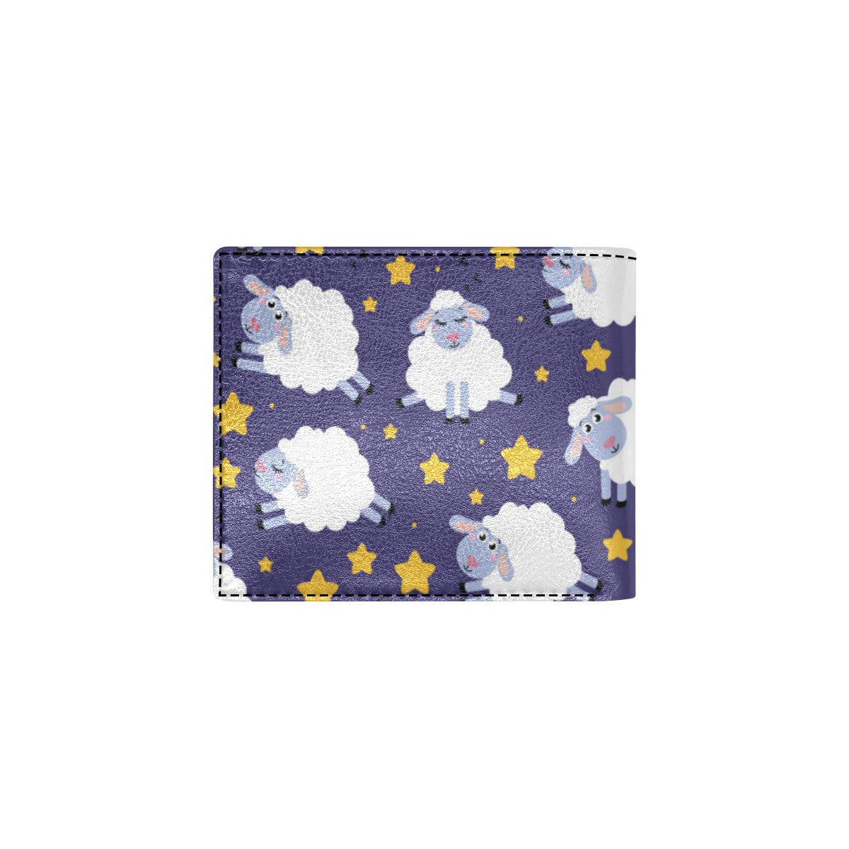 Sheep Pattern Print Design 03 Men's ID Card Wallet