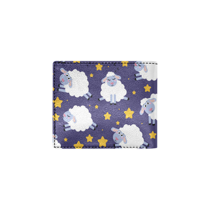 Sheep Pattern Print Design 03 Men's ID Card Wallet