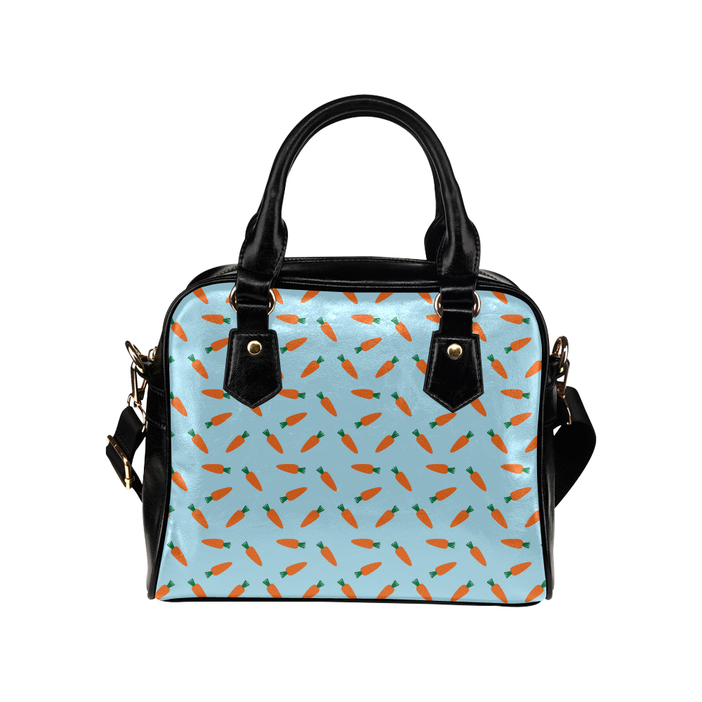 Carrot Pattern Print Design 03 Shoulder Handbag