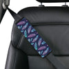 Feather Aztec Design Print Car Seat Belt Cover