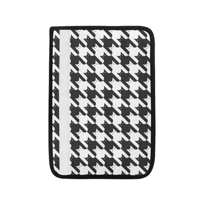 Cat HoundstoothPattern Print Design 01 Car Seat Belt Cover