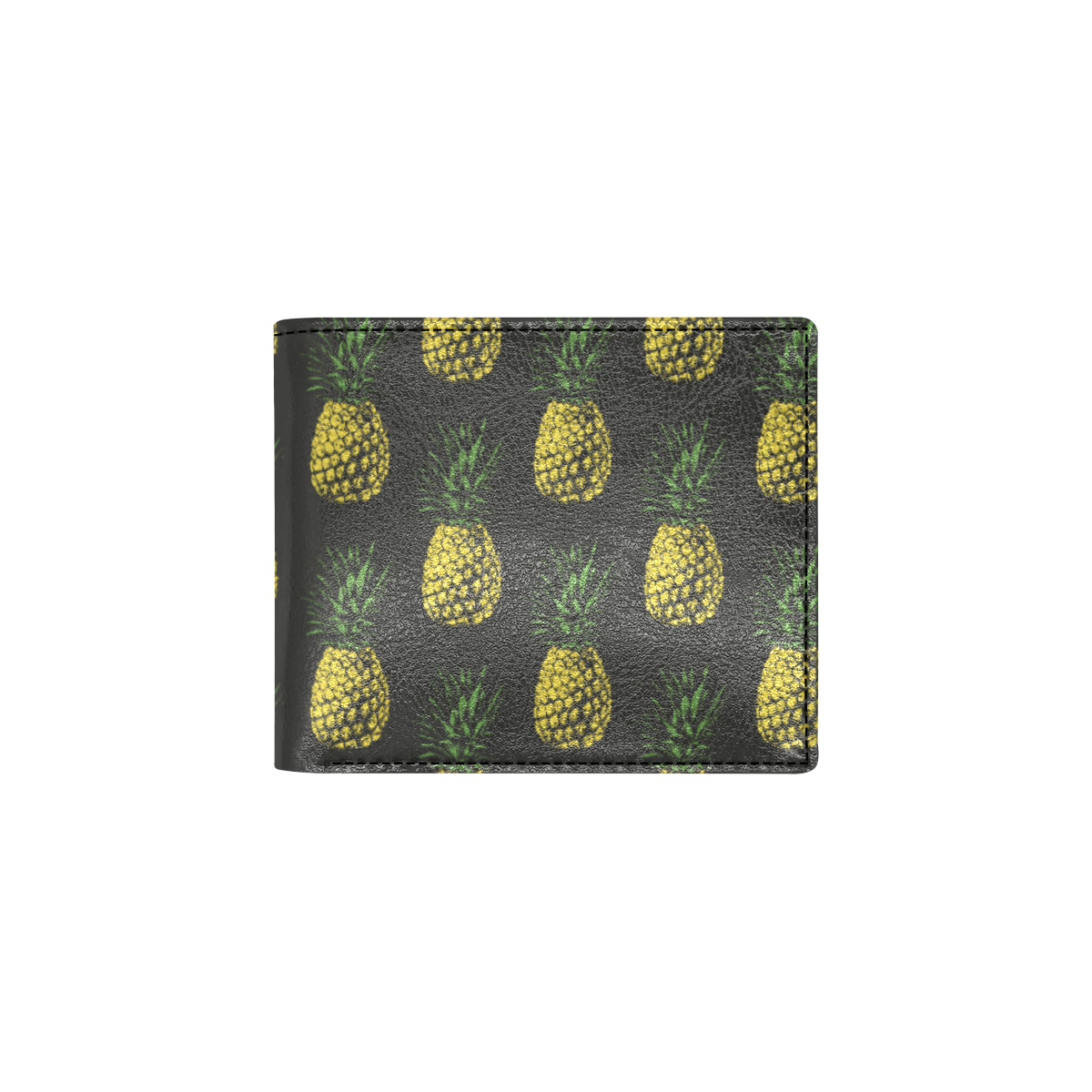 Gold Pineapple Men's ID Card Wallet