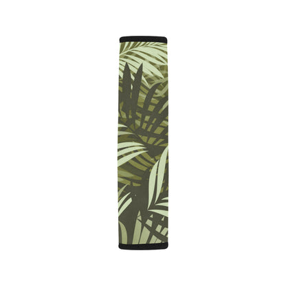 Palm Leaves Pattern Print Design PL05 Car Seat Belt Cover