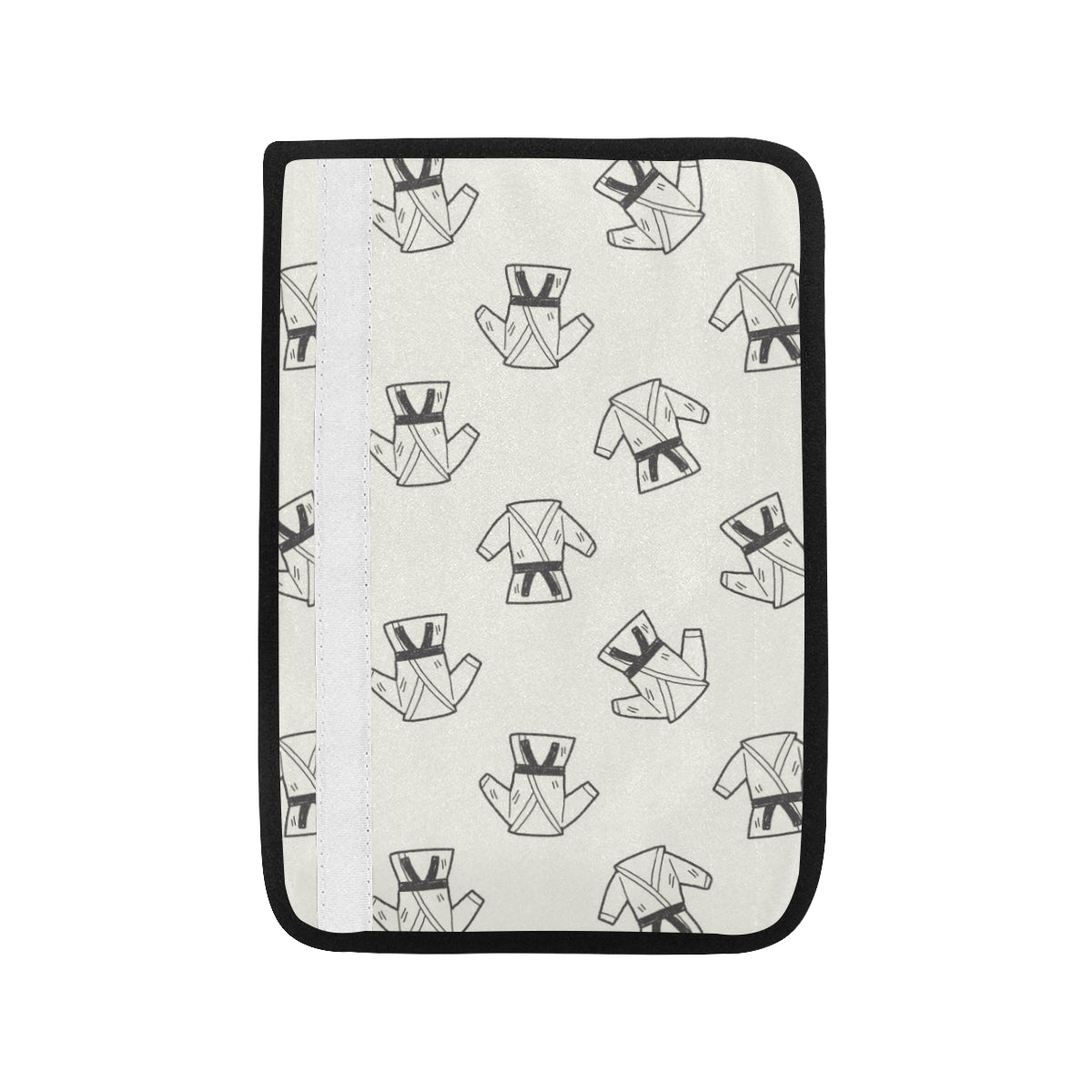 Karate Pattern Print Design 01 Car Seat Belt Cover