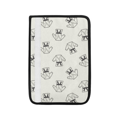 Karate Pattern Print Design 01 Car Seat Belt Cover