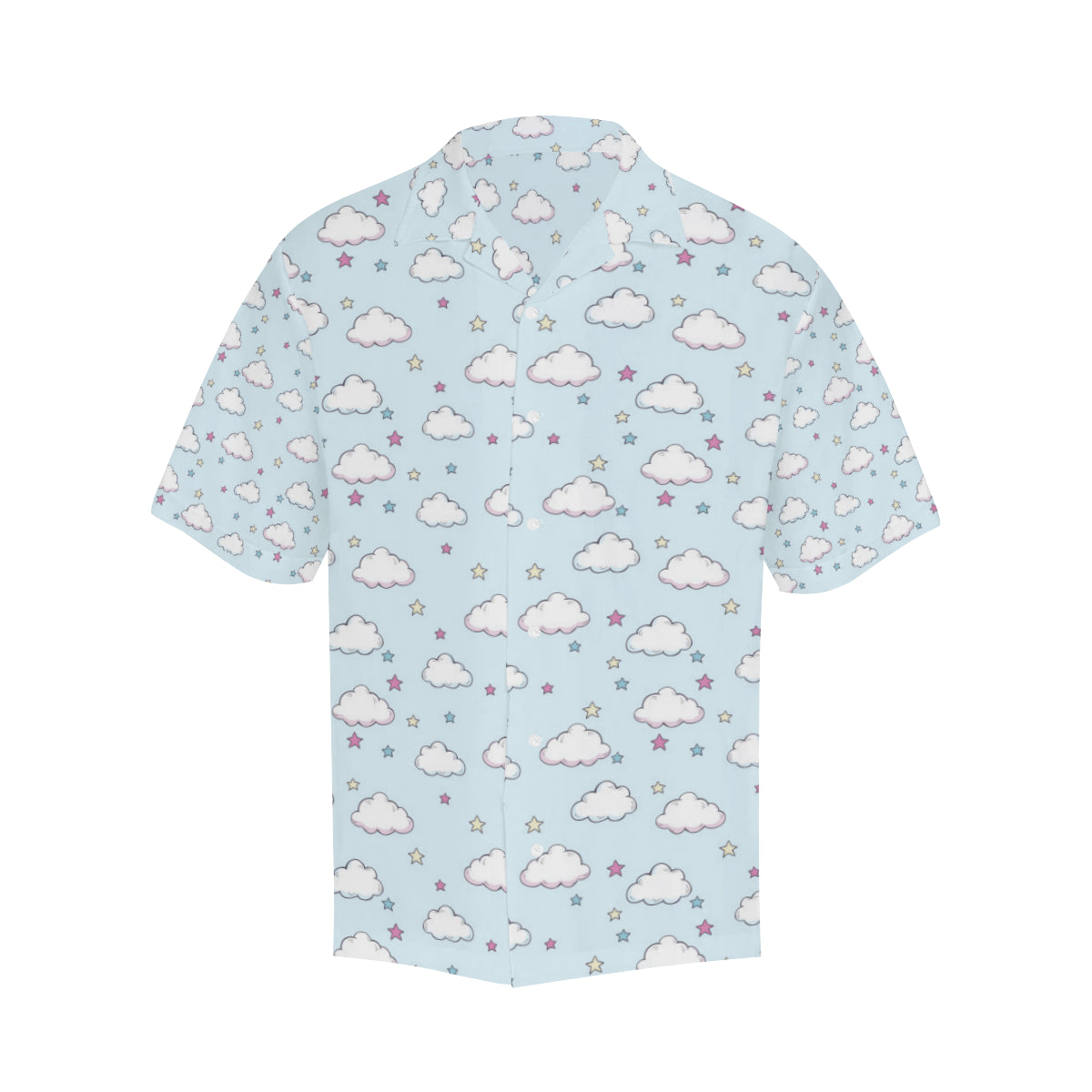 Cloud  Pattern Print Design 01 Men's Hawaiian Shirt