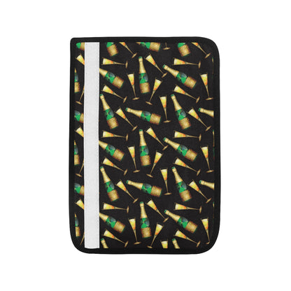 Champagne Pattern Print Design 02 Car Seat Belt Cover