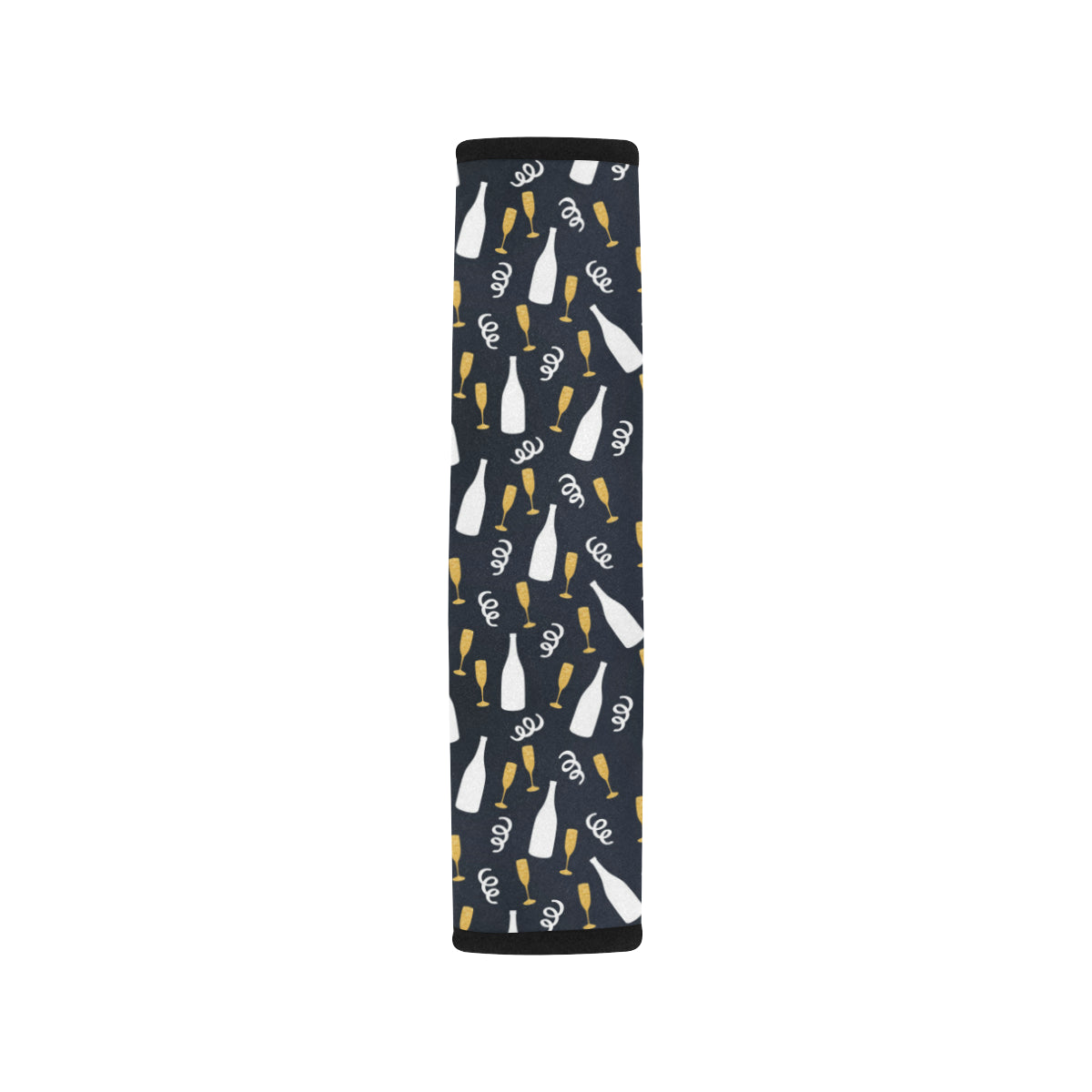 Champagne Pattern Print Design 01 Car Seat Belt Cover