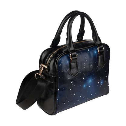 Night sky Pattern Print Design A02 Shoulder Handbag