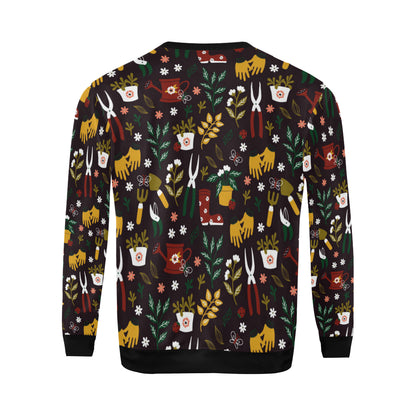 Gardening Pattern Print Design G05 Men Long Sleeve Sweatshirt