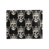 Skull King Print Design LKS3010 Men's ID Card Wallet