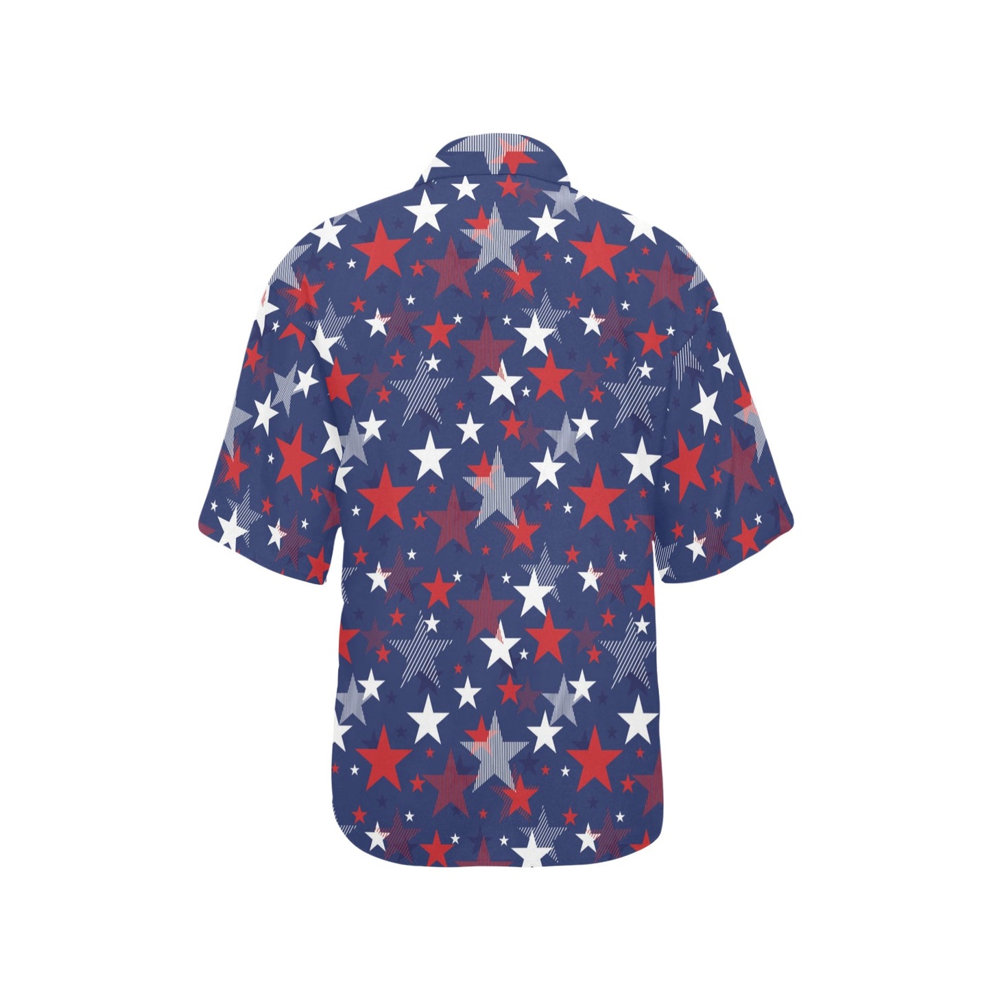 Star Print Design LKS304 Women's Hawaiian Shirt