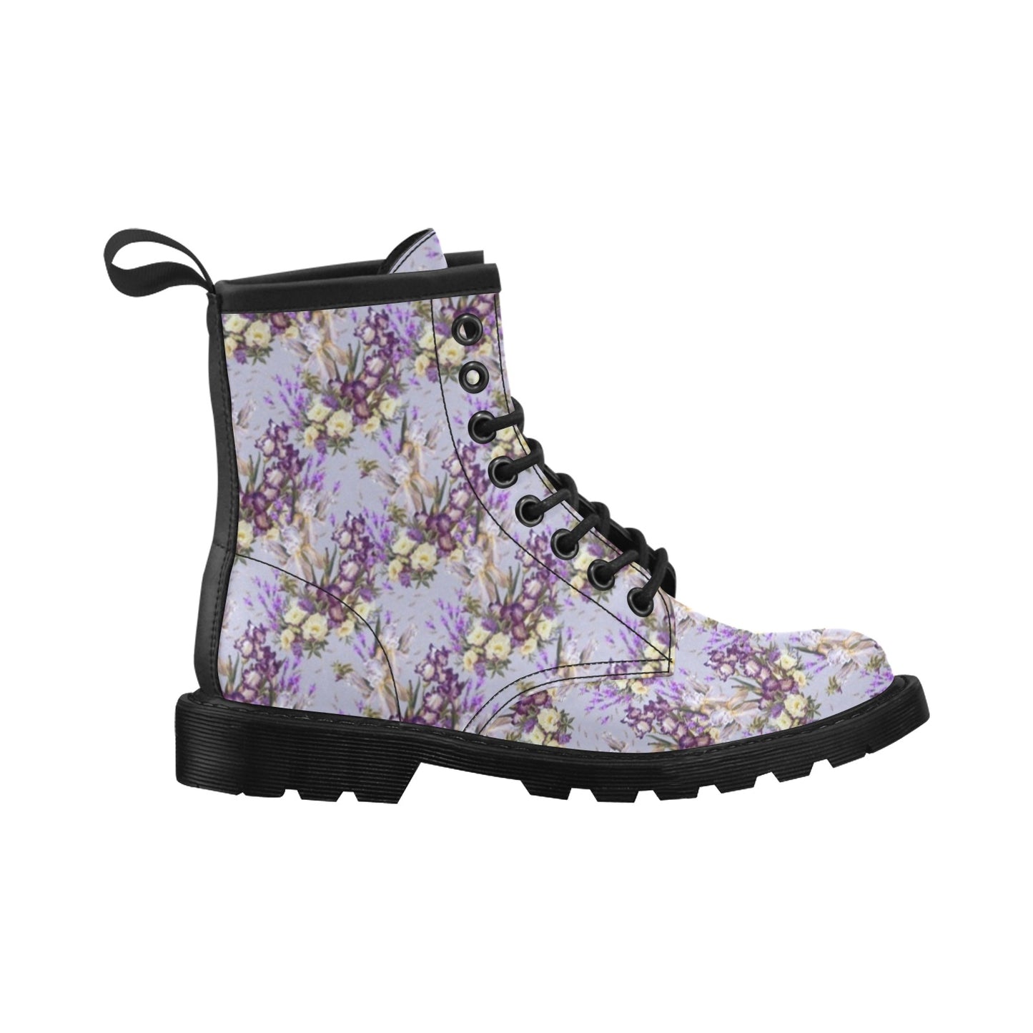 Iris Pattern Print Design IR07 Women's Boots