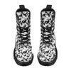 Yin Yang Print Design LKS302 Women's Boots