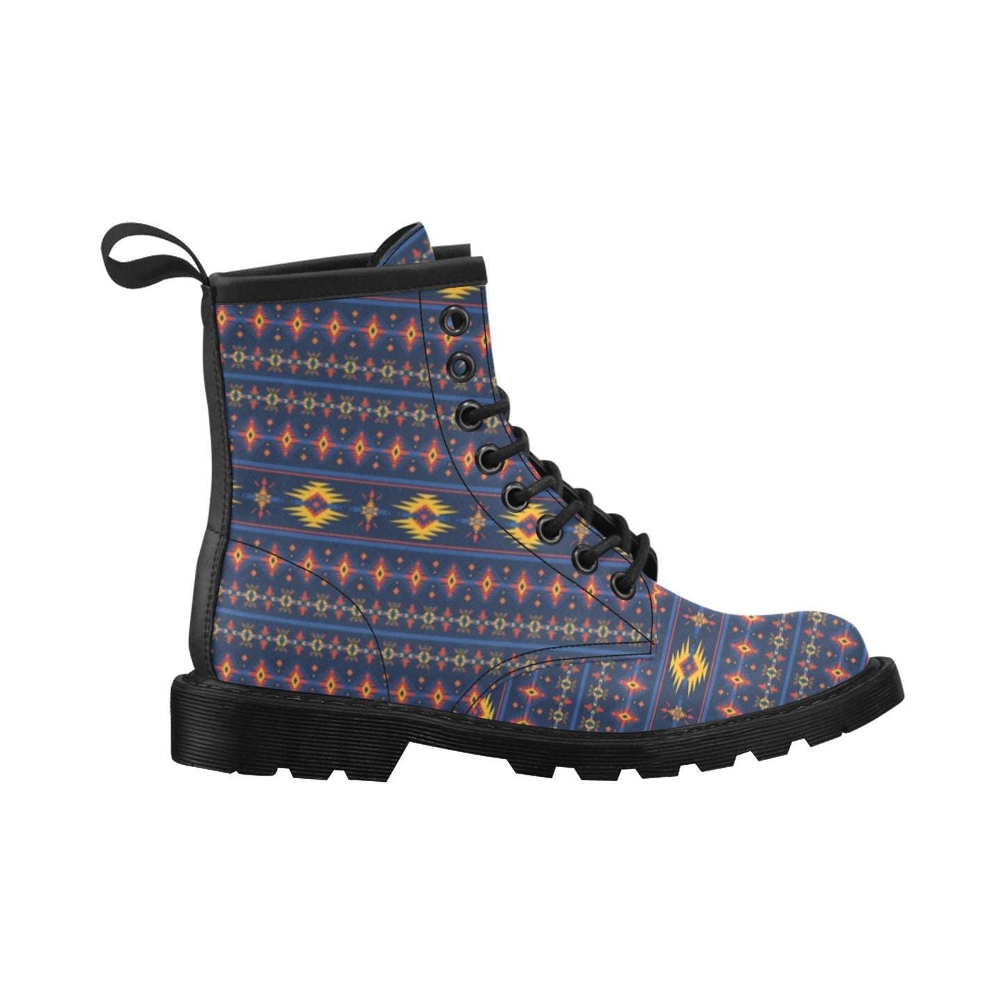 Southwest Pattern Print Design LKS306 Women's Boots