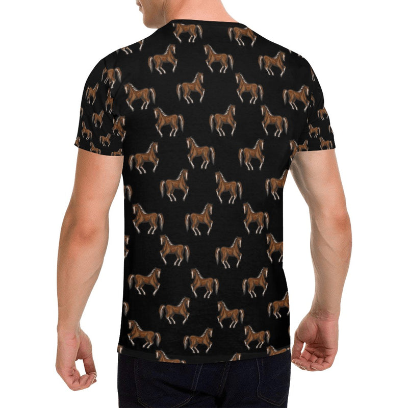 Horse Print Design LKS3010 Men's All Over Print T-shirt