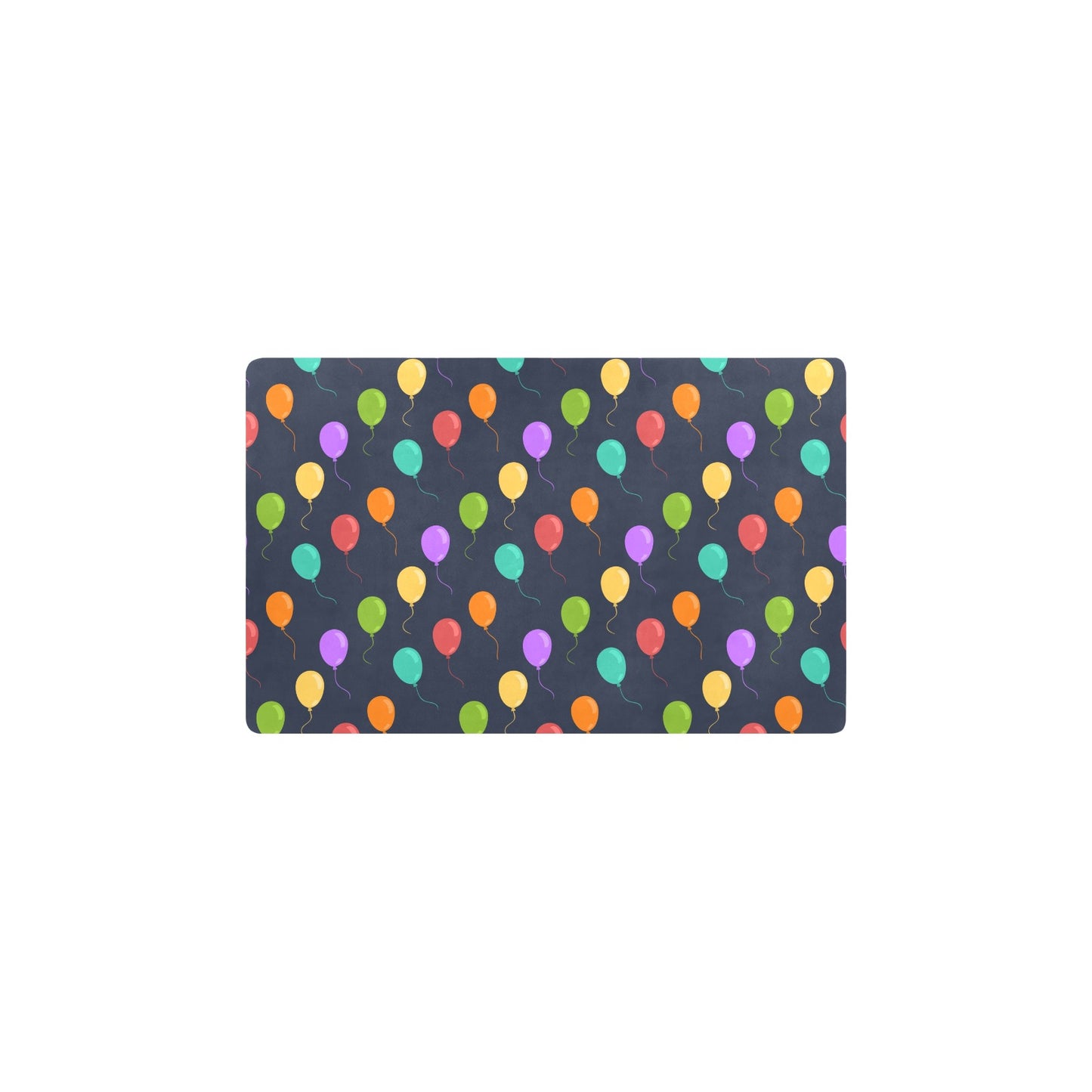 Ballon Colorful Pattern Print Design 03 Kitchen Mat
