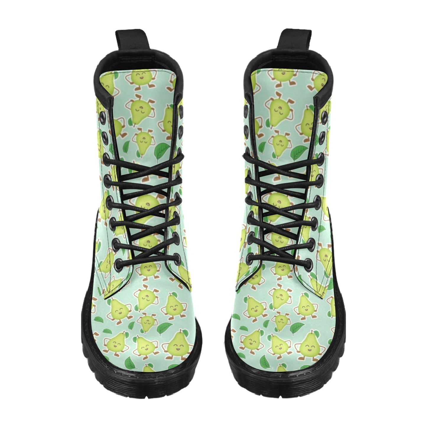 Avocado Pattern Print Design AC011 Women's Boots