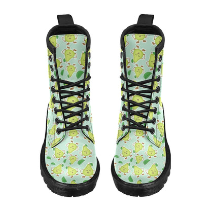 Avocado Pattern Print Design AC011 Women's Boots