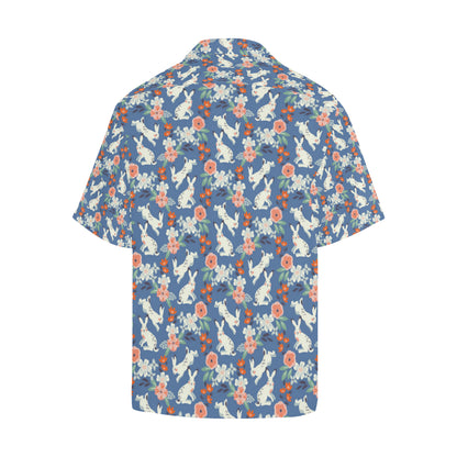 Bunny Pattern Print Design 07 Men's Hawaiian Shirt