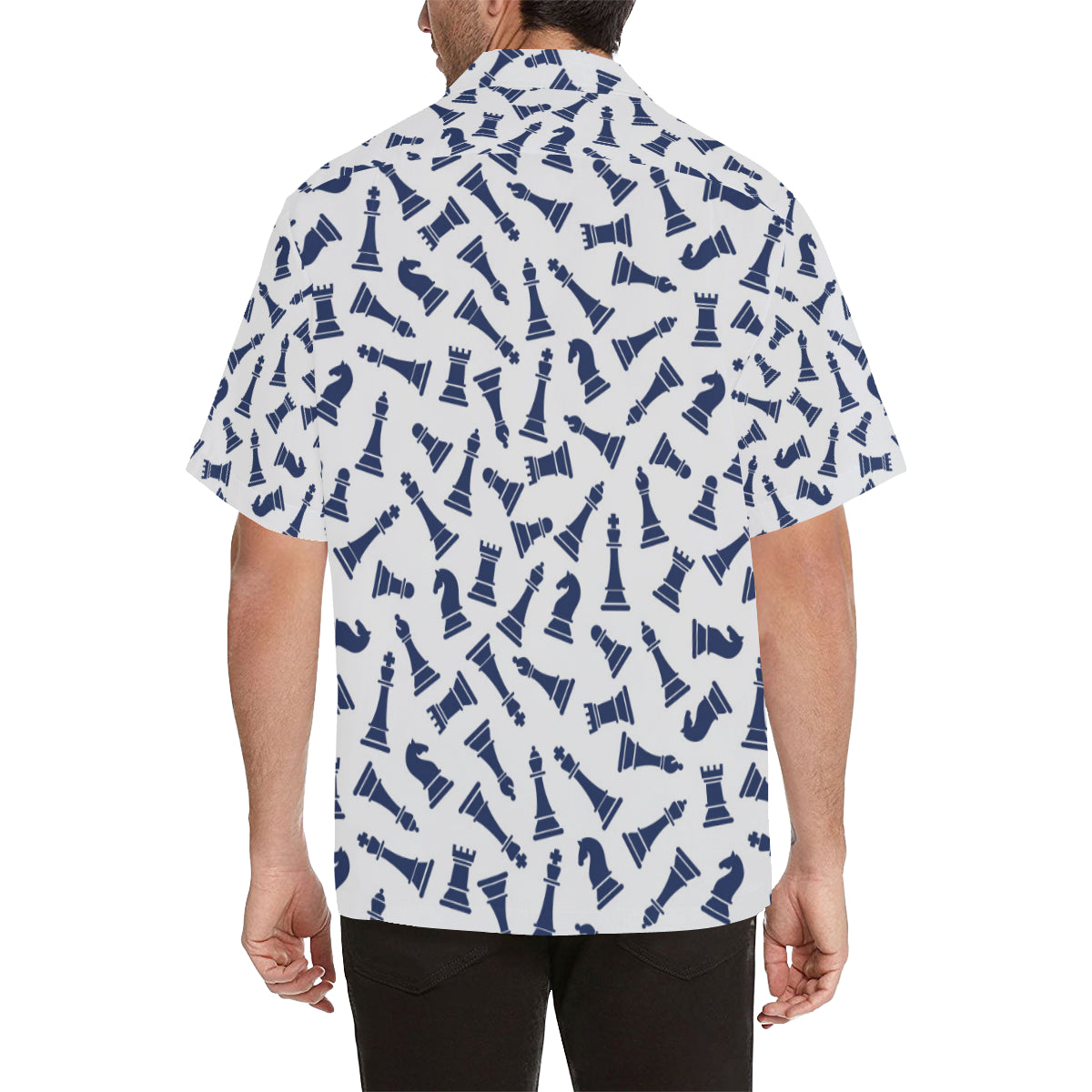 Chess Pattern Print Design 03 Men's Hawaiian Shirt