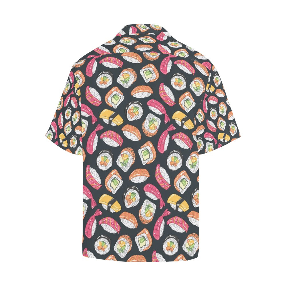 Sushi Print Design LKS306 Men's Hawaiian Shirt