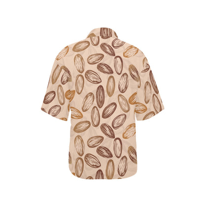 Almond Pattern Print Design 02 Women's Hawaiian Shirt