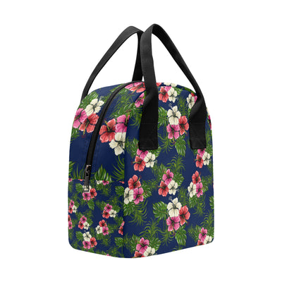 Hibiscus Pattern Print Design HB028 Insulated Lunch Bag