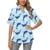 Dolphin Heart Pattern Women's Hawaiian Shirt