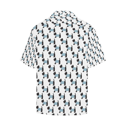 Scottish Terriers Print Design LKS3012 Men's Hawaiian Shirt