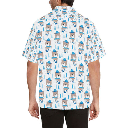 Ski Print Design LKS306 Men's Hawaiian Shirt