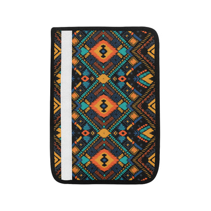 Kente Pattern Print Design 04 Car Seat Belt Cover