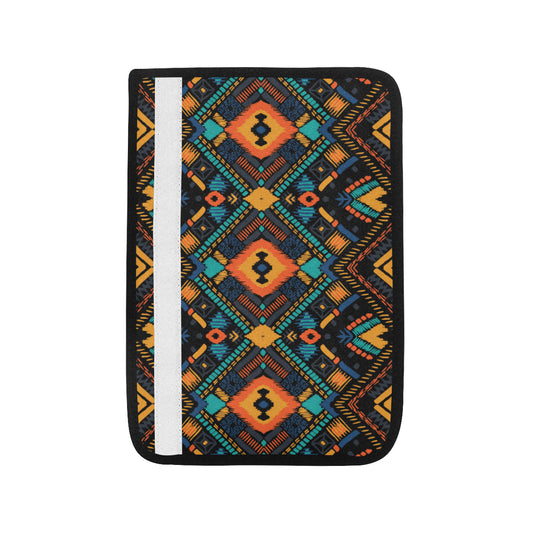 Kente Pattern Print Design 04 Car Seat Belt Cover