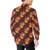 Rooster Pattern Print Design A04 Men's Long Sleeve Shirt