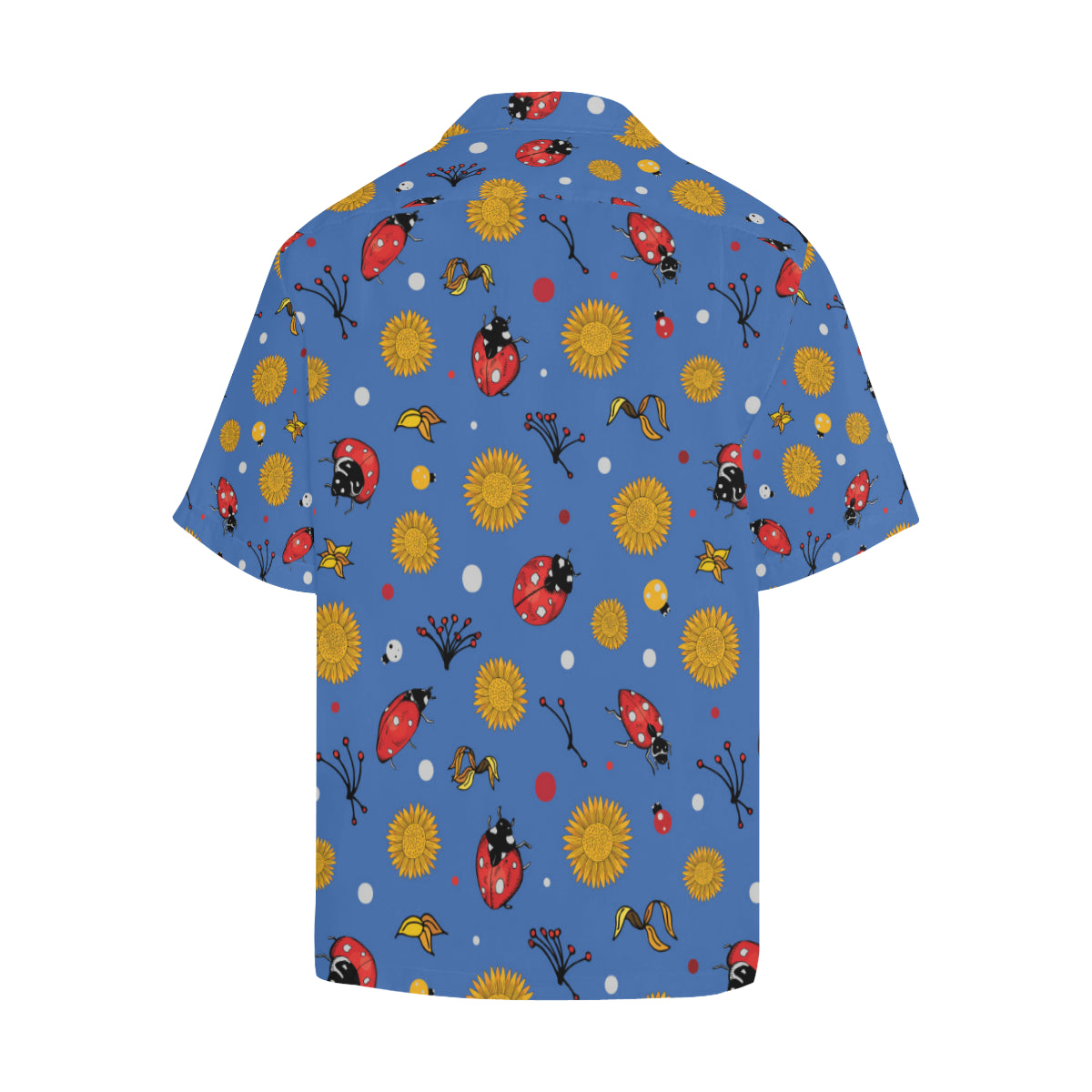 Ladybug Pattern Print Design 05 Men's Hawaiian Shirt
