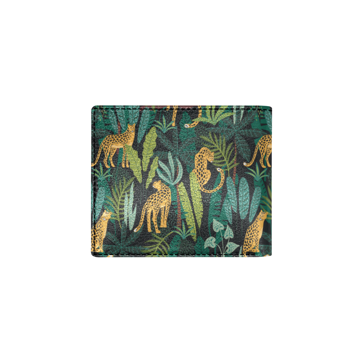 Jaguar Jungle Pattern Print Design 03 Men's ID Card Wallet