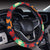 Native Pattern Print Design A07 Steering Wheel Cover with Elastic Edge