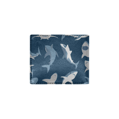 Shark Action Pattern Men's ID Card Wallet