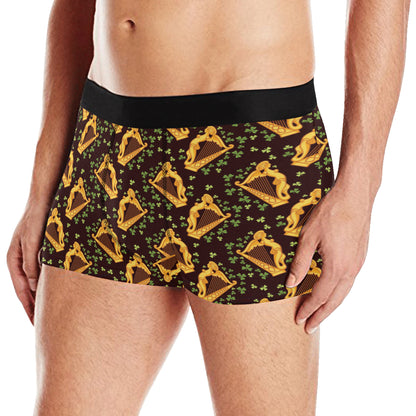 Harp Pattern Print Design 02 Men's Boxer Briefs