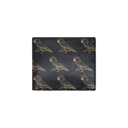 Parakeet Pattern Print Design A04 Men's ID Card Wallet