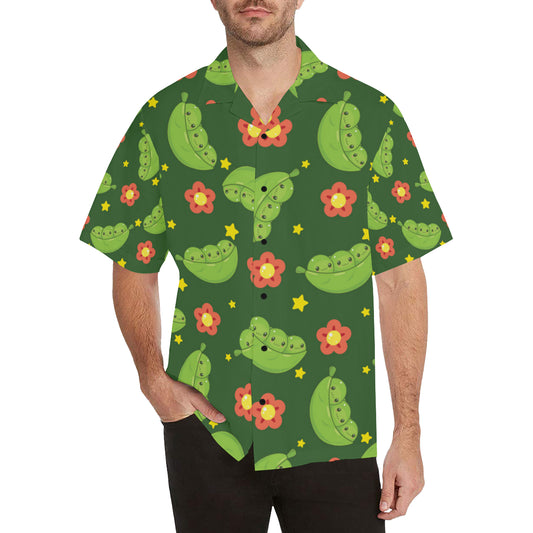 Peas Pattern Print Design A01 Men's Hawaiian Shirt