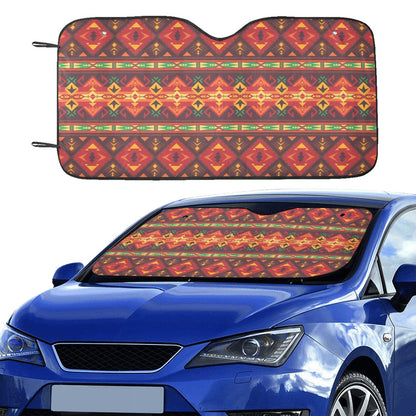 Southwest Pattern Print Design LKS309 Car front Windshield Sun Shade