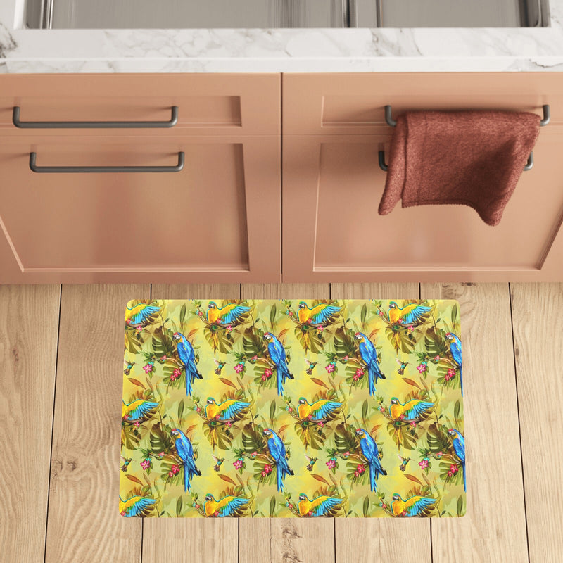 Parrot Pattern Print Design A02 Kitchen Mat